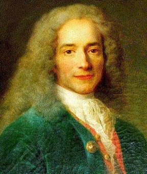Voltaire as a Young Man by Largillière 