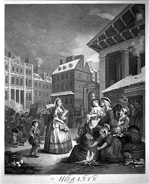 Morning by William Hogarth 1738