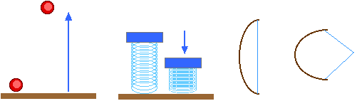 which object had more potential energy when it was lifted to a distance of  10 meters 