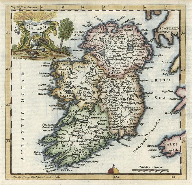 Historical Maps Of Ireland His 4815 - History Of Ireland And The Irish - Newton Key